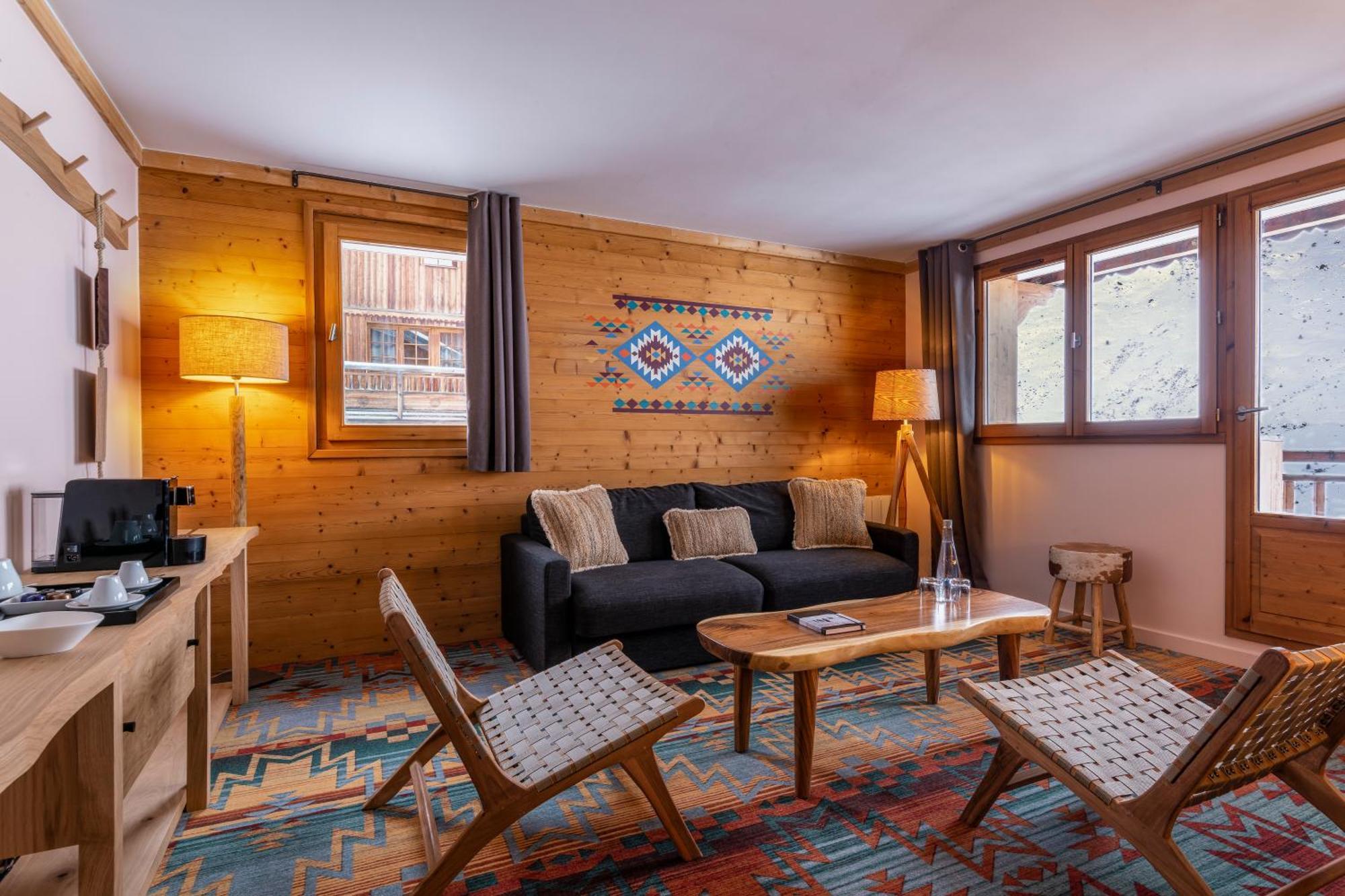 Chalet Hotel Kaya Saint-Martin-de-Belleville Bagian luar foto
