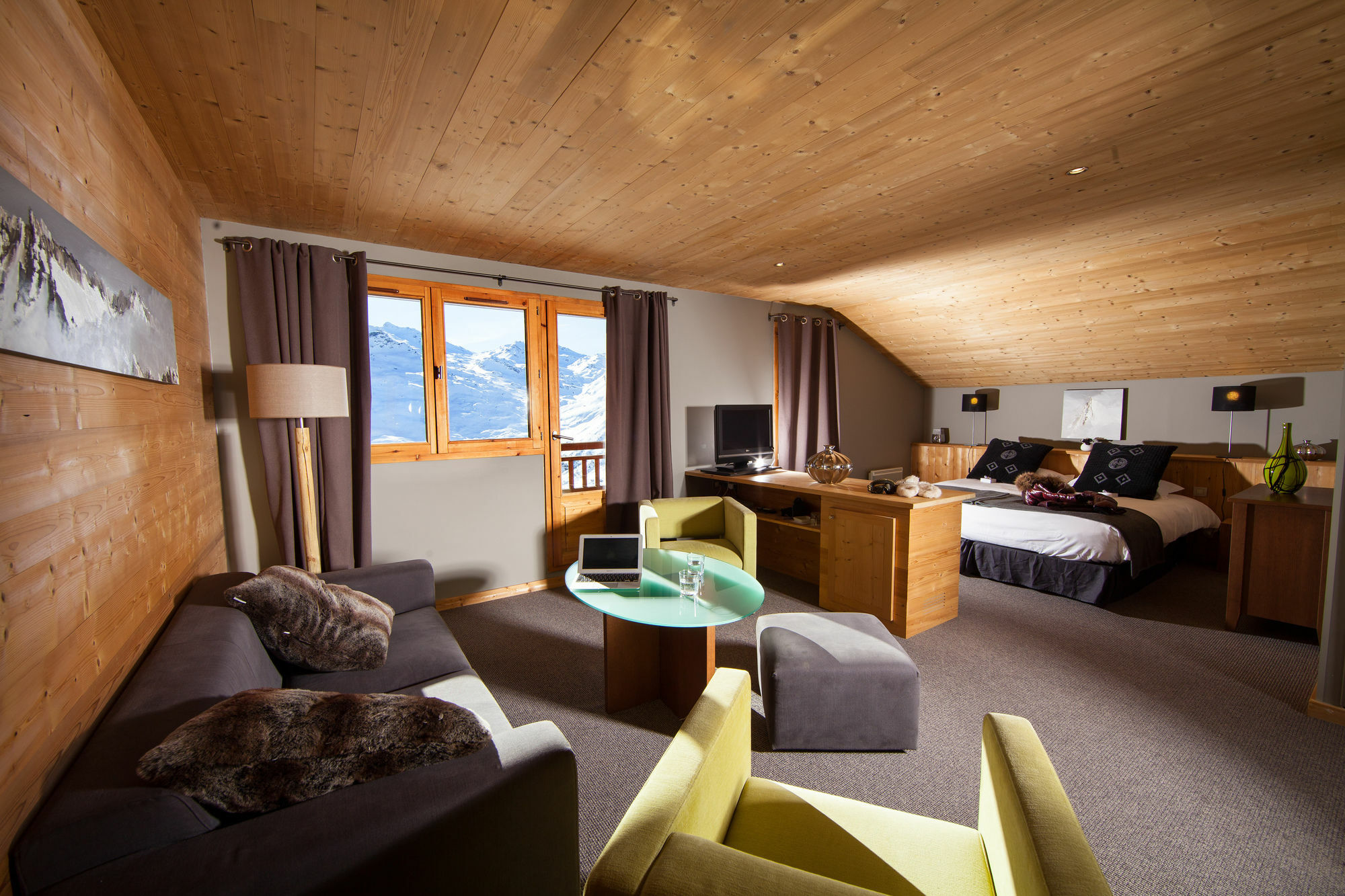 Chalet Hotel Kaya Saint-Martin-de-Belleville Bagian luar foto