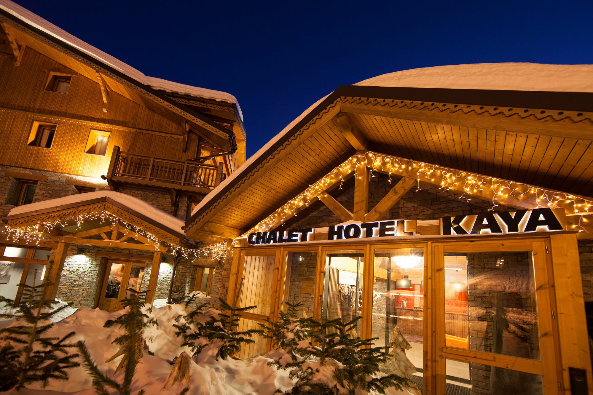 Chalet Hotel Kaya Saint-Martin-de-Belleville Bagian luar foto
