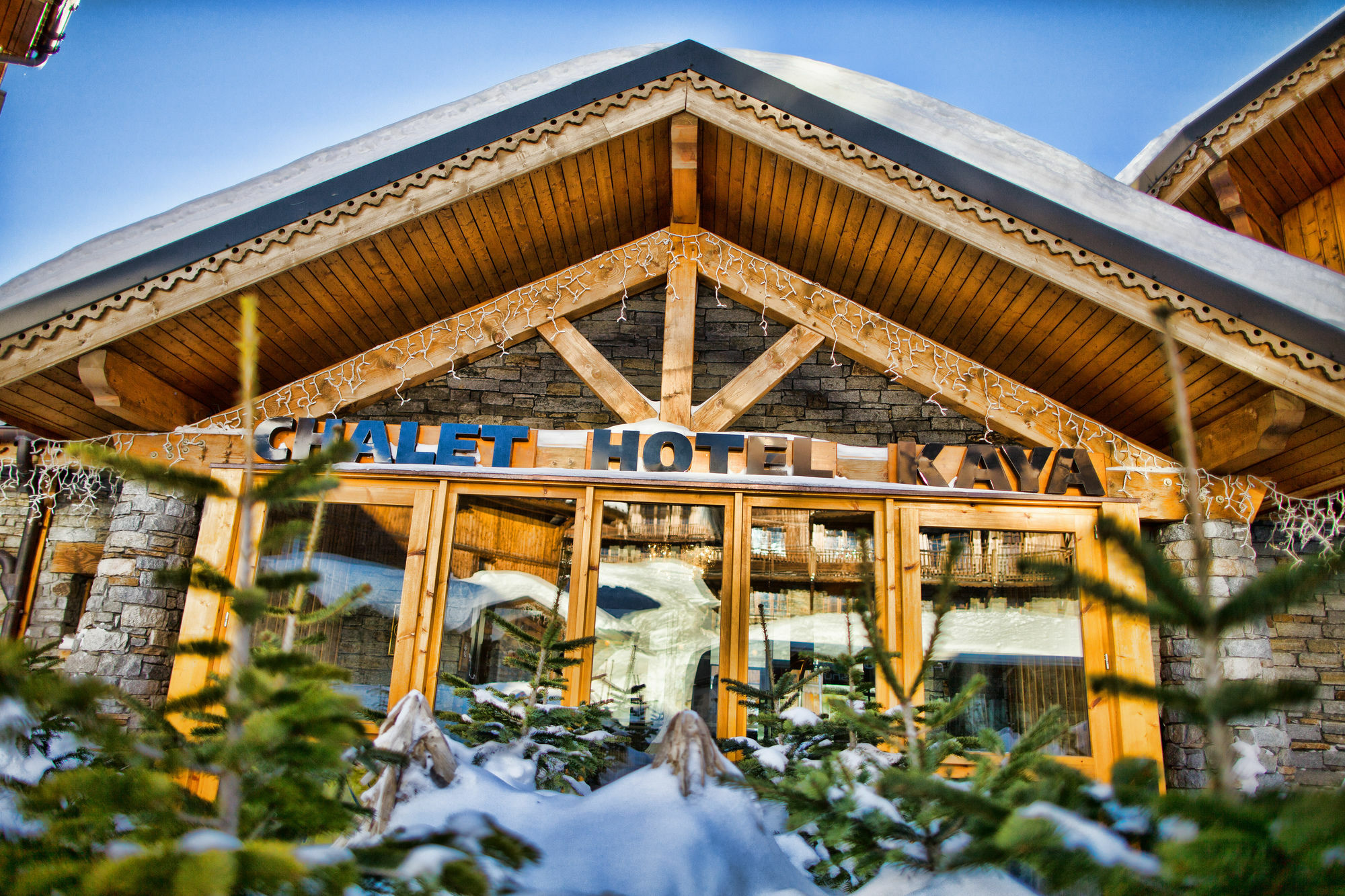 Chalet Hotel Kaya Saint-Martin-de-Belleville Bagian luar foto