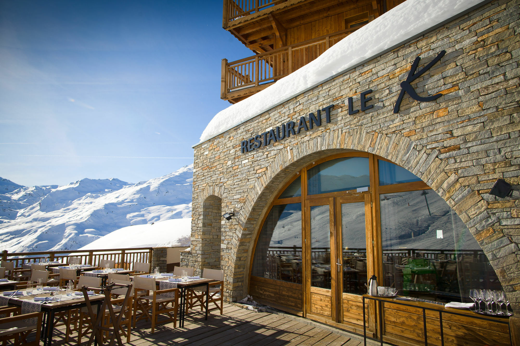 Chalet Hotel Kaya Saint-Martin-de-Belleville Bagian luar foto
