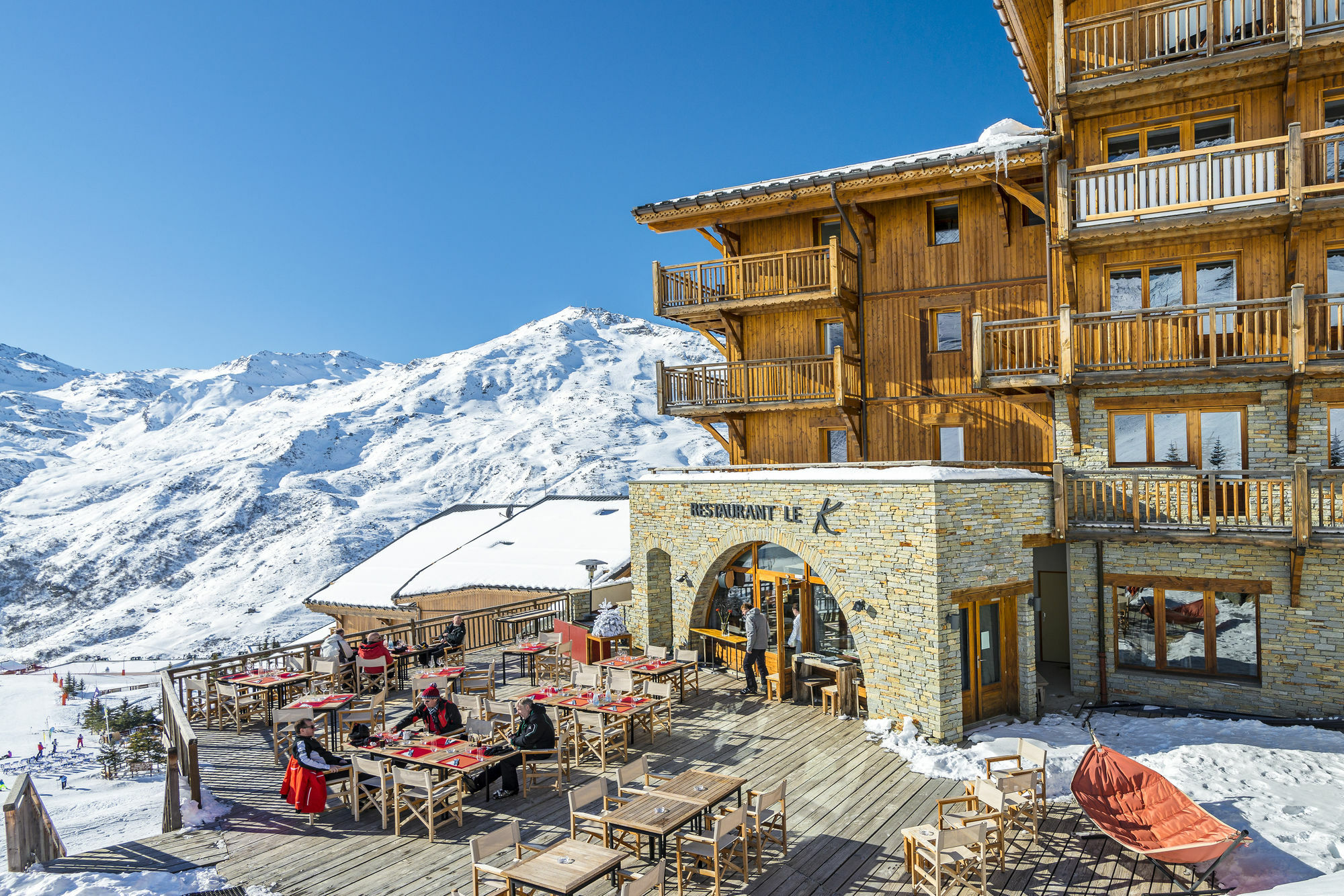 Chalet Hotel Kaya Saint-Martin-de-Belleville Bagian luar foto