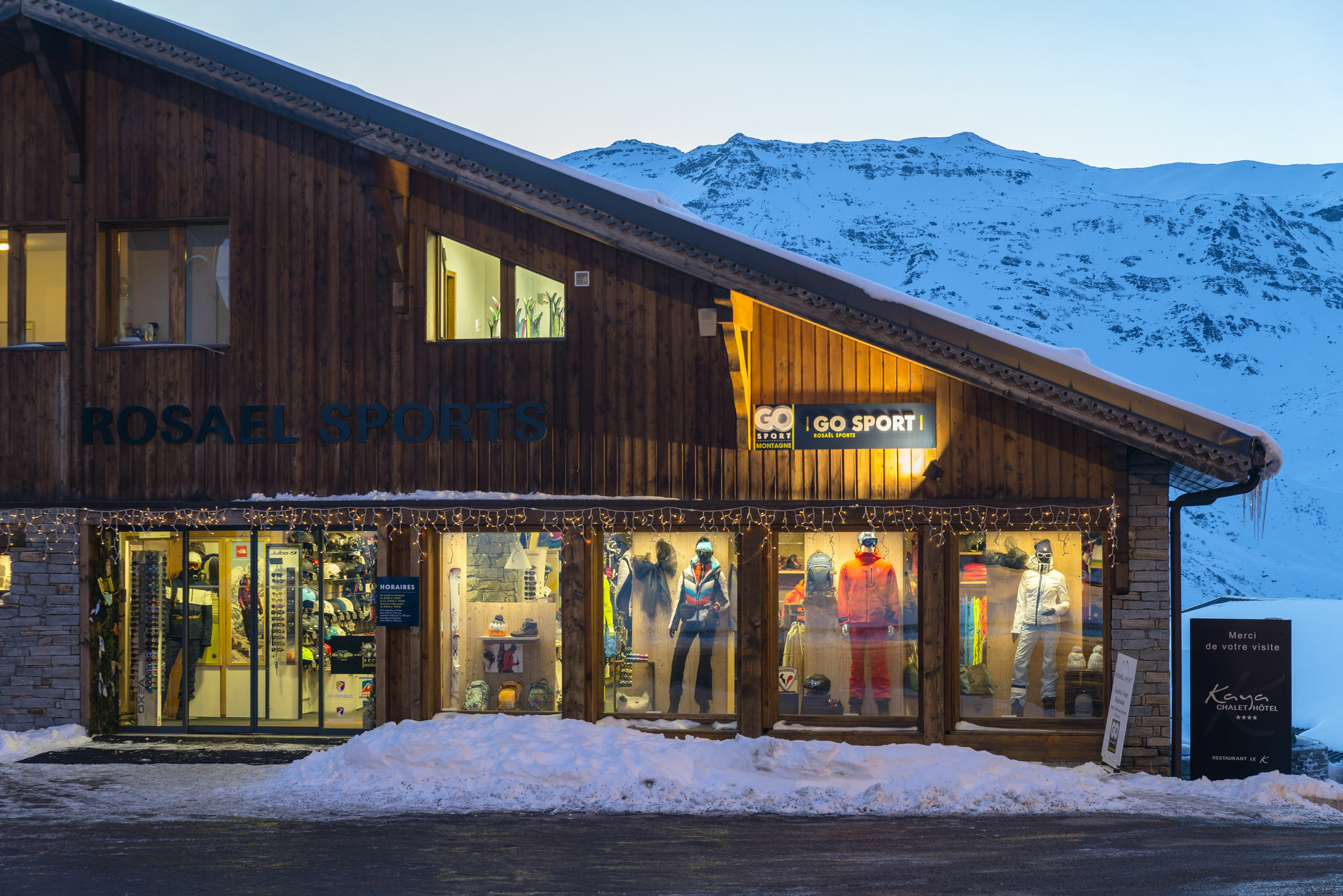 Chalet Hotel Kaya Saint-Martin-de-Belleville Bagian luar foto