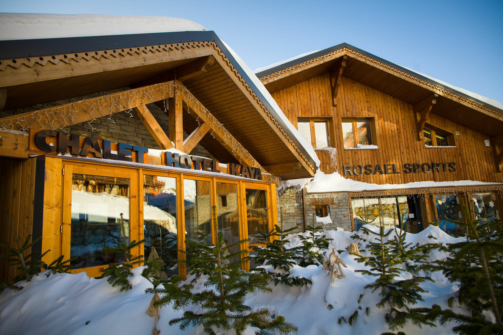 Chalet Hotel Kaya Saint-Martin-de-Belleville Bagian luar foto